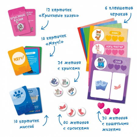 Настольная игра Кошачий патруль с дополненной реальностью