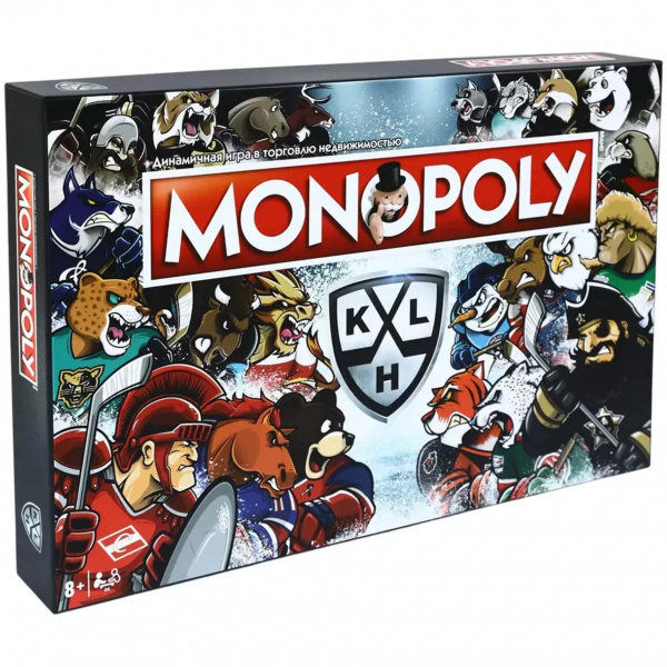 Настольная игра Монополия КХЛ Маскоты