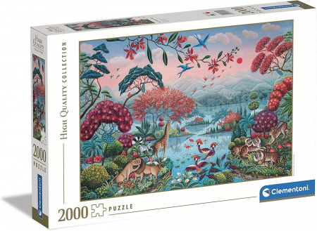 Пазл. 2000 "Фантастические джунгли"