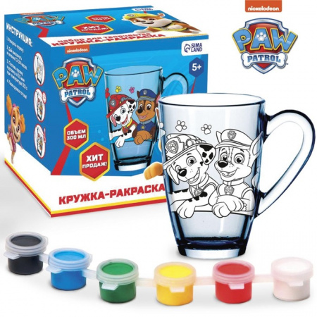 Spin Master Кружка под роспись Щенячий патруль Команда