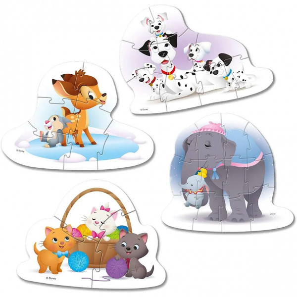 Пазлы. 4 MINI Мой первый пазл Disney Animals
