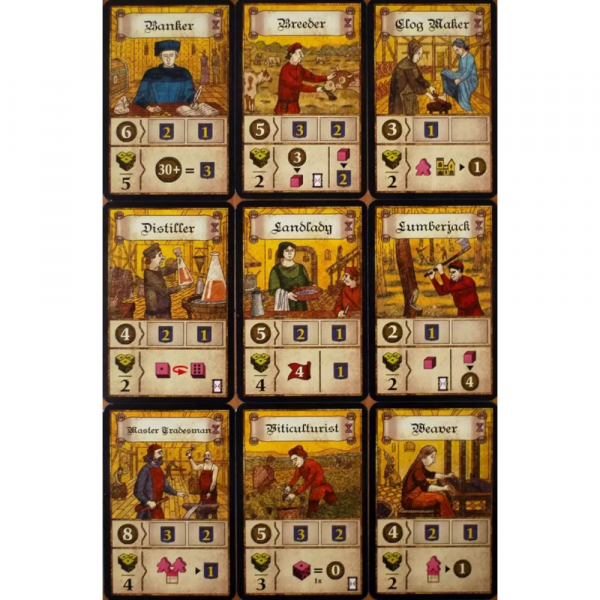 Настольная игра "The Ladies of Troyes"