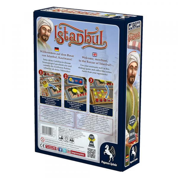 Настольная игра Istanbul "Kennerspiel des Jahres 2014" на англ. языке