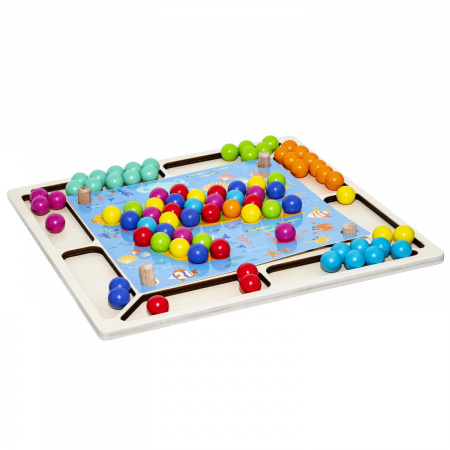 Развивающая игра из дерева Мозаика цвета