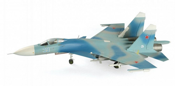 Сборная модель Самолет СУ-27 склейка