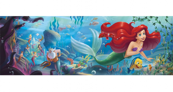 Пазлы. 1000 Панорама. Disney Русалочка