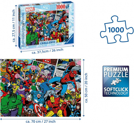 Пазлы. 1000 Вызов Marvel