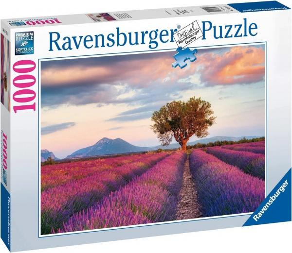 Ravensburger. Пазл карт. 1000 арт.16724 Лавандовые поля