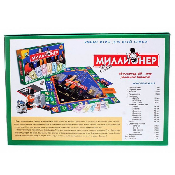 Астрель Настольная игра Миллионер-Элит