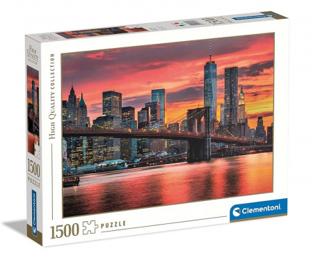 Пазл 1500 31693 Сумерки в Нью Йорке
