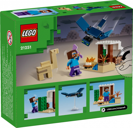 Конструктор LEGO Minecraft Экспедиция Стива по пустыне