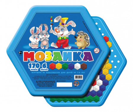 ДК Мозаика 170 фишек 6 цветов