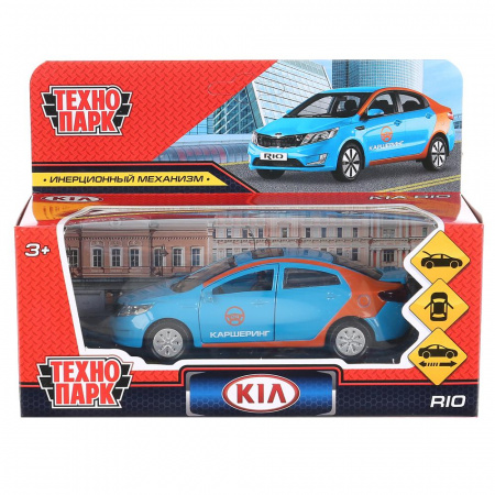 Машина металлическая Kia Rio Каршеринг инерционная
