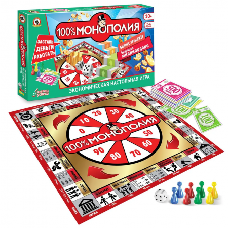 Настольная игра "Монополия. 100%"