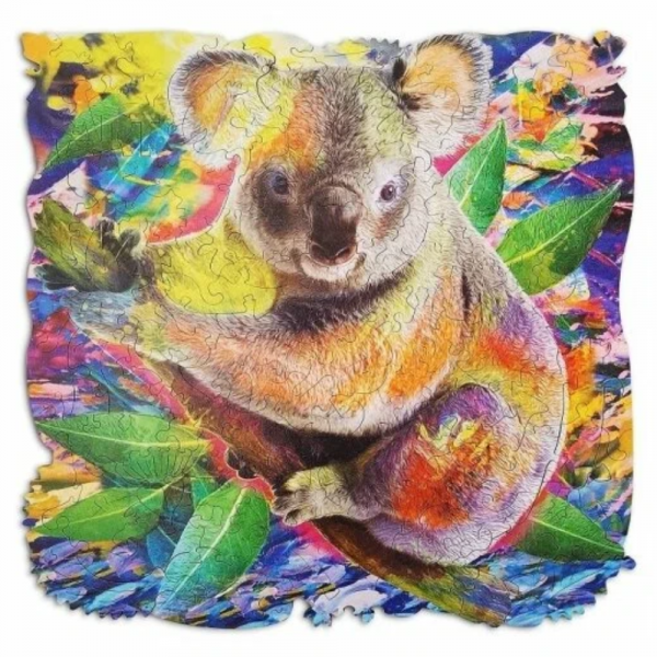 Фигурный деревянный пазл "Коала" серия "ANIMAL ART"