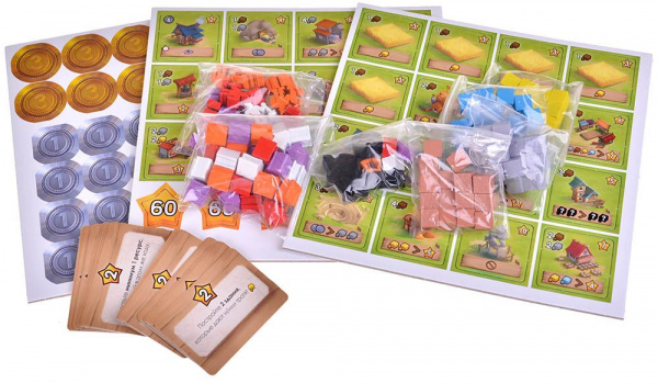 Настольная игра Городишко. Little Town