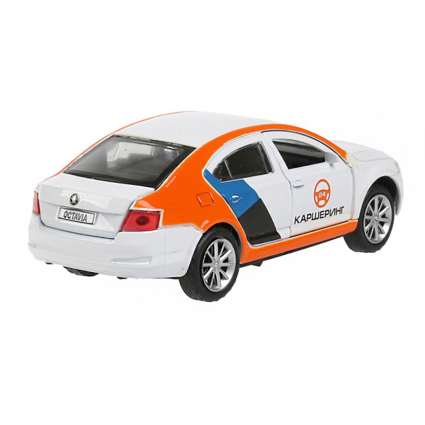 Машина металлическая Skoda Octavia Каршеринг инерционная