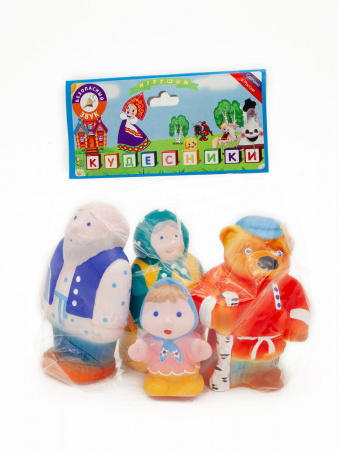 Игрушки для купания Машенька и медведь