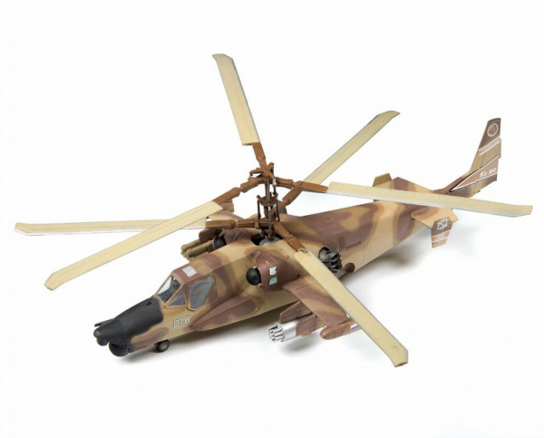 Сборная модель Вертолет Ка-50 Черная акула склейка