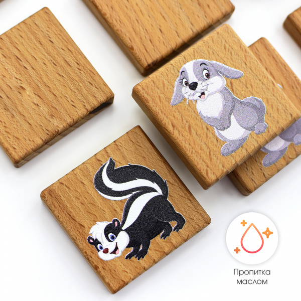 Настольная игра Мемори Лесные животные