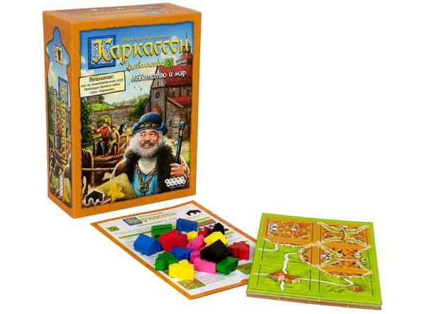 Настольная игра Каркассон Аббатство и мэр