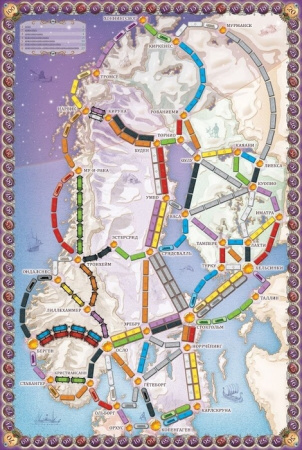 Настольная игра Ticket to Ride: Северные страны