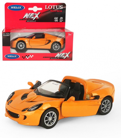 Welly Машинка Lotus Elise 111S 2003 металл 42335W-O оранжевый