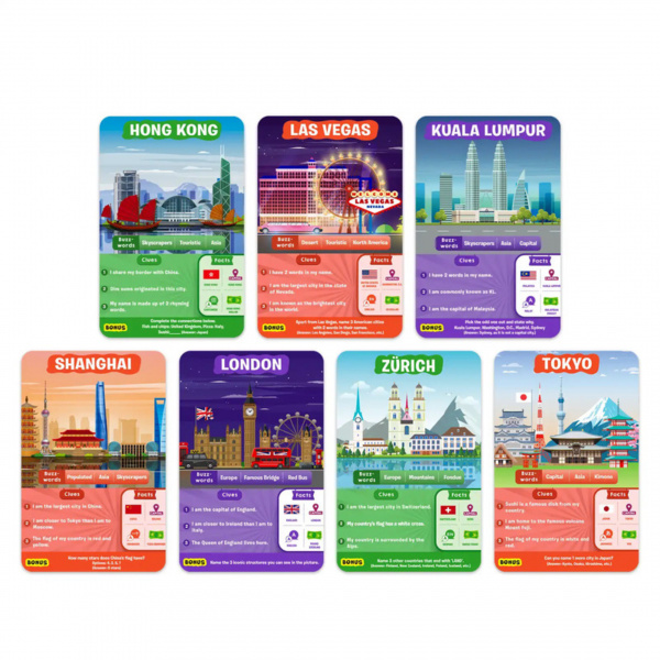 Настольная игра Guess in 10: Cities around of the world