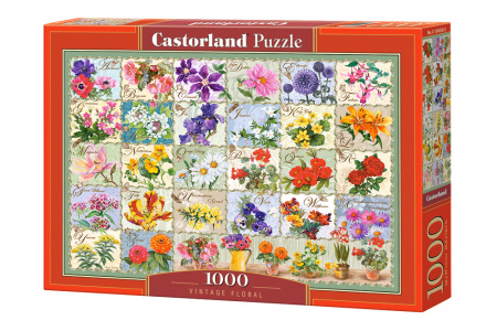 Castorland Пазл 1000 Цветы Коллаж