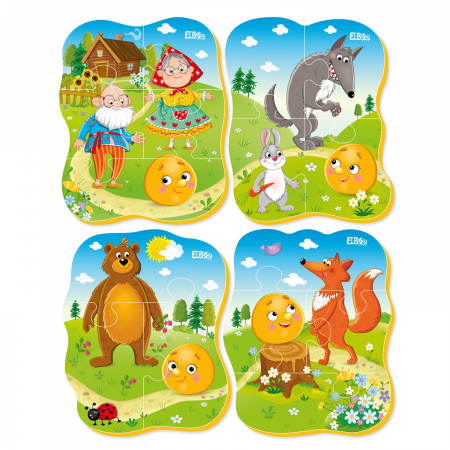 El'Basco Kids. Мягкий пазл Колобок арт.ET02-022