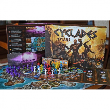 Настольная игра "Cyclades: Titans" правила на англ. языке