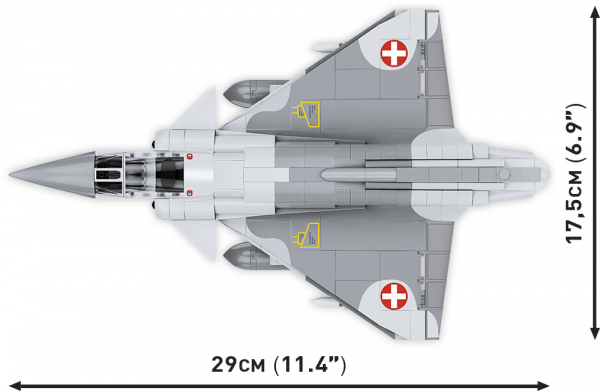 Конструктор Самолет Mirage IIIS Swiss Air Force