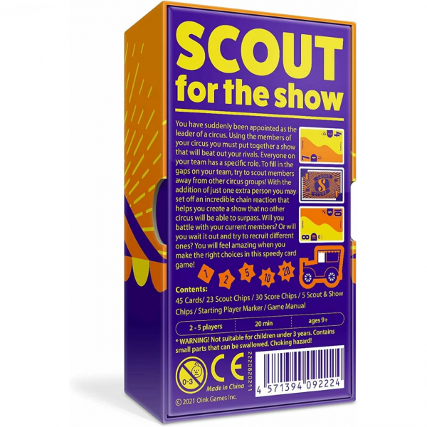 Настольная игра "Scout"  на англ языке