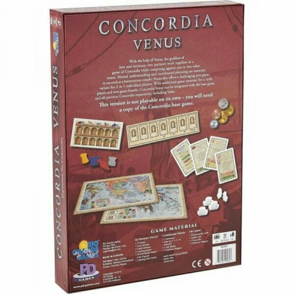 Настольная игра "Concordia: Venus Erweiterung" на англ. языке