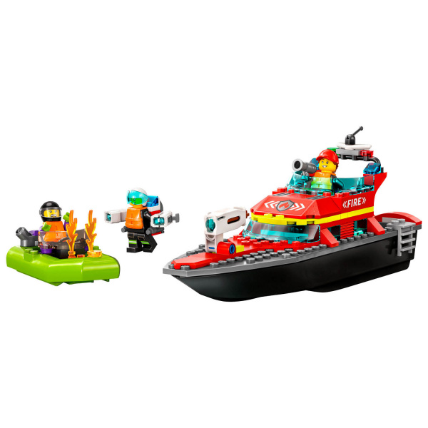 Конструктор LEGO City Пожарно-спасательная лодка