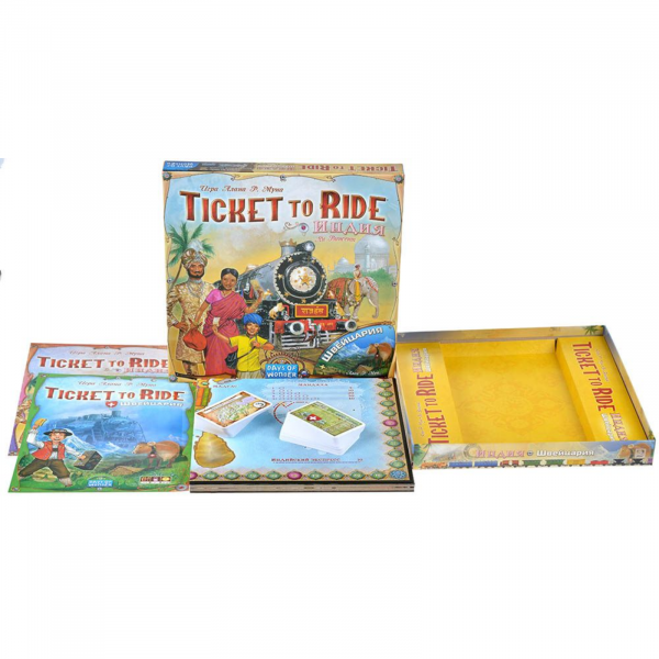 Дополнение "Ticket to Ride: Индия и Швейцария"