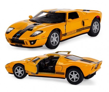 Kinsmart Модель Ford GT 2006 1:36 (желтая)