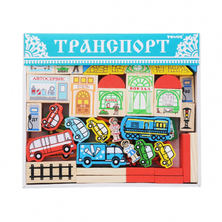 Деревянный конструктор Томик Транспорт