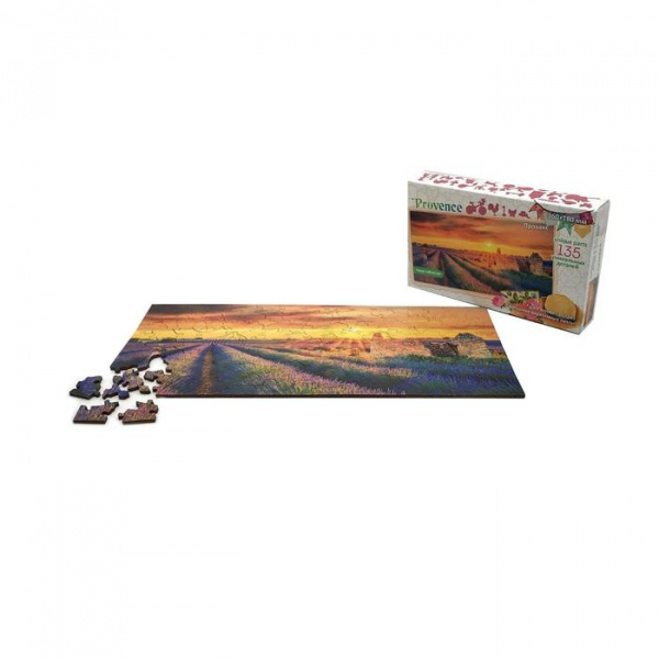 Нескучные игры Фигурный деревянный пазл Travel collection Прованс, Франция