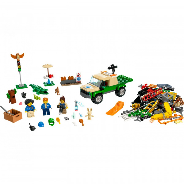 Конструктор LEGO City Миссии по спасению диких животных