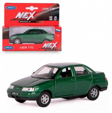 Welly Машинка 1:38 LADA пруж мех, зеленый W-G