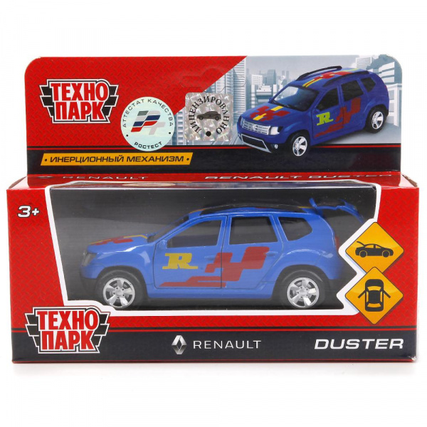 Машина металлическая Renault Duster инерционная