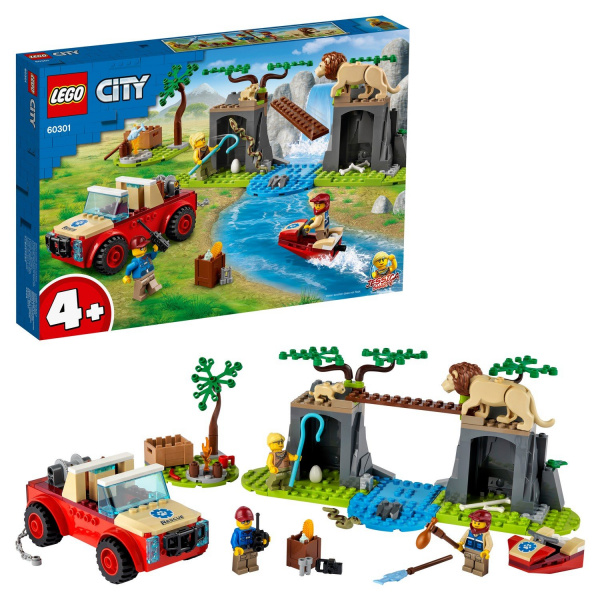 Конструктор LEGO Спасательный внедорожник для зверей