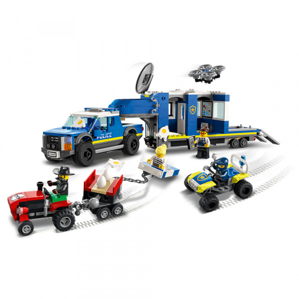 Конструктор LEGO Полицейский мобильный командный трейлер