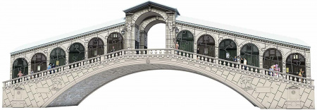 Пазл 3D Мост Риальто в Венеции