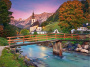 Пазл 2000 Закат в Рамзау