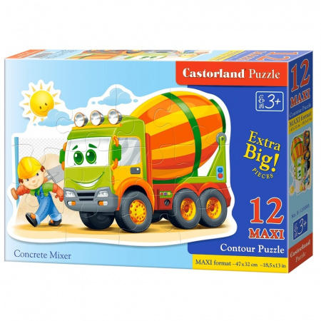 Castorland Пазл 12 MAXI Бетономешалка