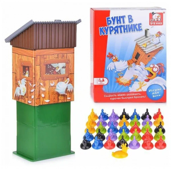 S+S Toys Наст игра Бунт в курятнике в коробке