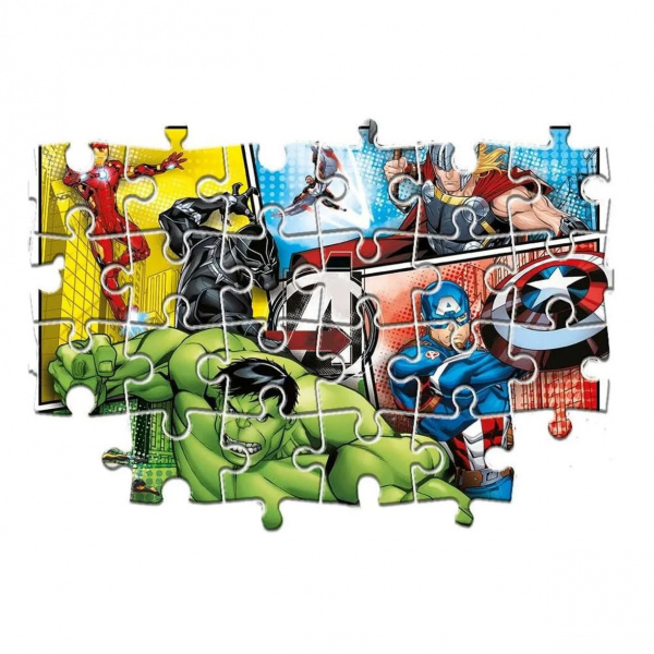 Пазлы. 2X60 Супергерои Marvel. Мстители