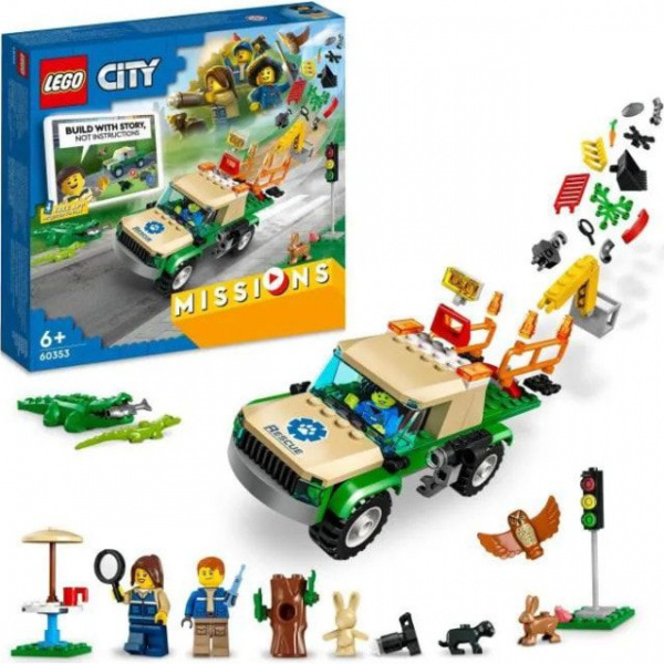 Конструктор LEGO City Миссии по спасению диких животных